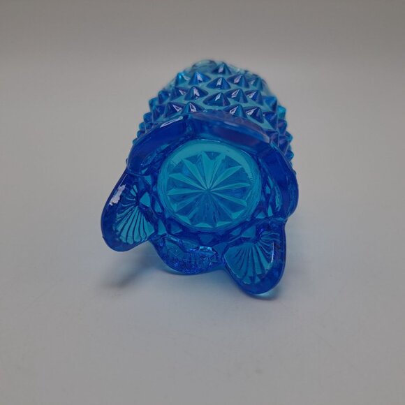 Vintage Fenton Colonial Blue Glass Toothpick Holder - Picture 5 of 6